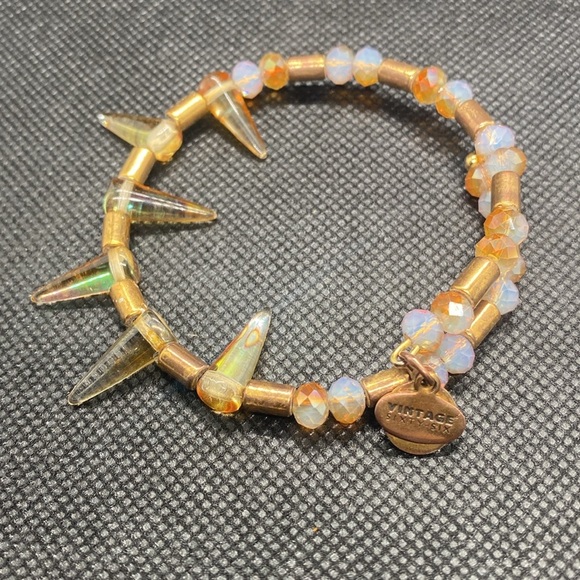 Alex and Ani Vintage 66 Beaded Depths of The Wild Spike Wrap/Good Condition - Picture 3 of 4